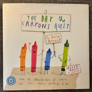 The Day the Crayons Quit Book by Drew Daywalt Children book